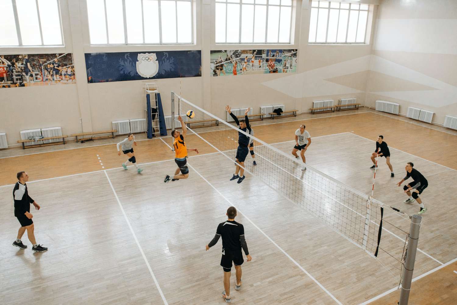 volleyball scrimmage practice