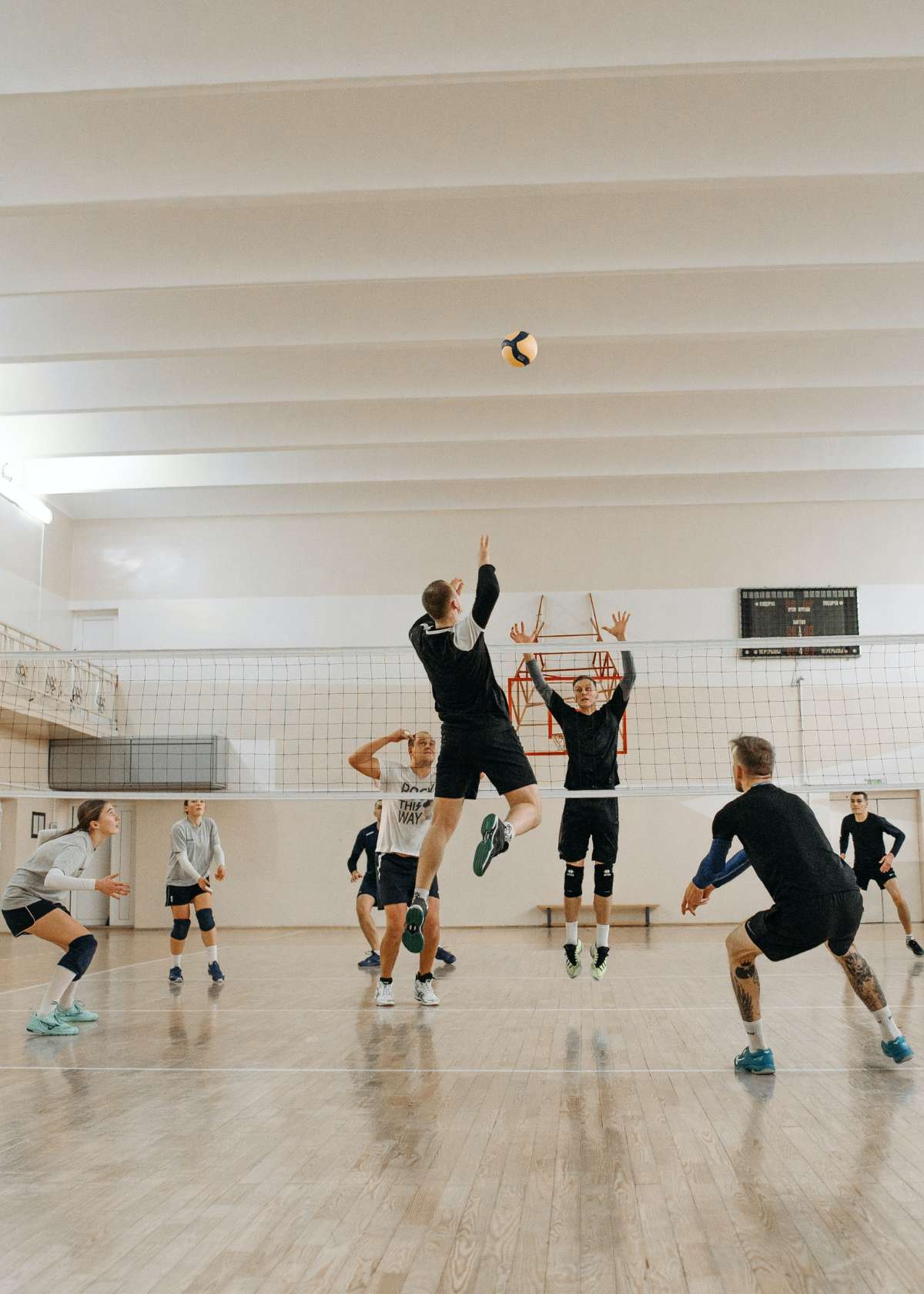 Volleyball hitting drill